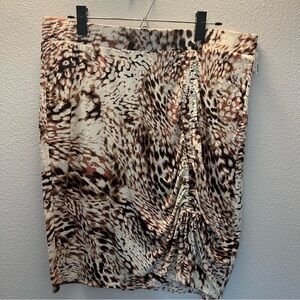 Maurices Cream Wrap Pencil Skirt for Cocktail Events